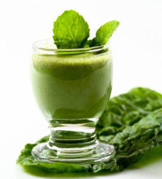 GREEN SMOOTHIE BOSC PEAR RASPBERRY KALE