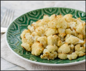 RAW CAULIFLOWER POPCORN
